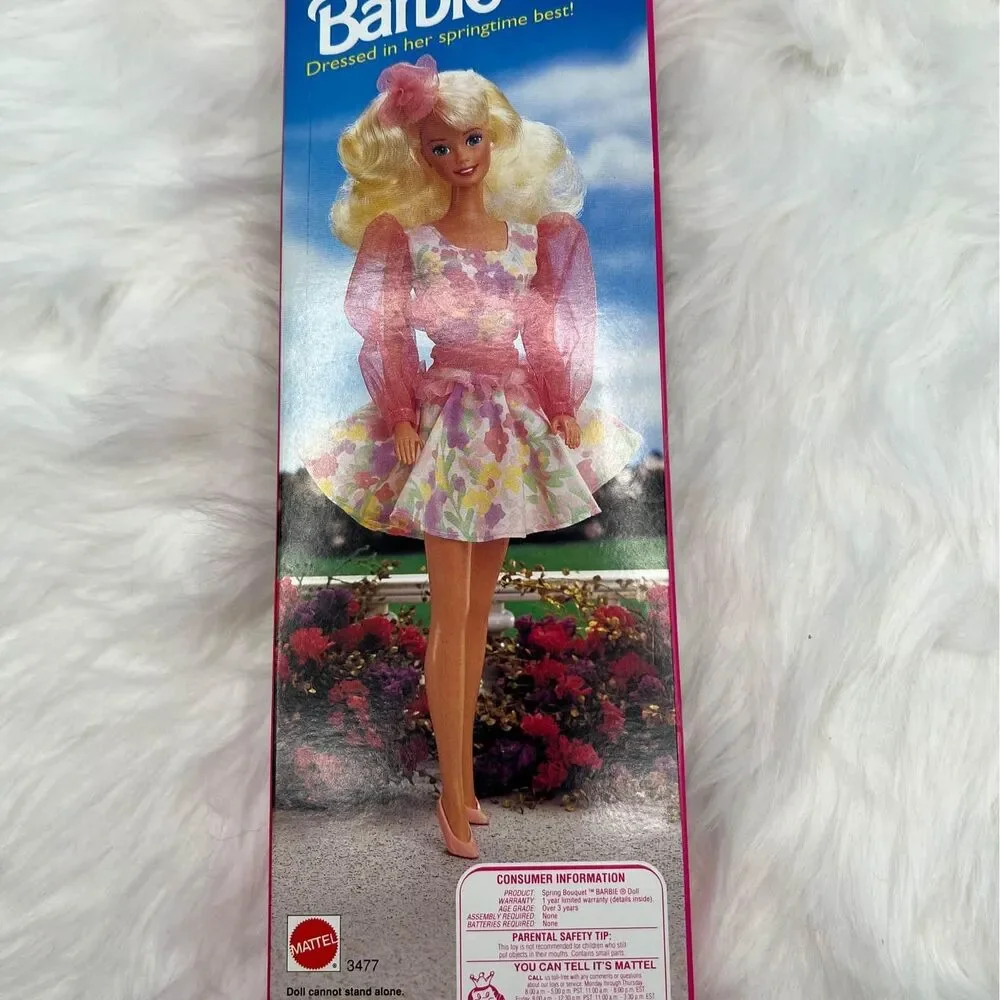 Spring Bouquet Barbie Doll 1992 Mattel Special Edition #3477